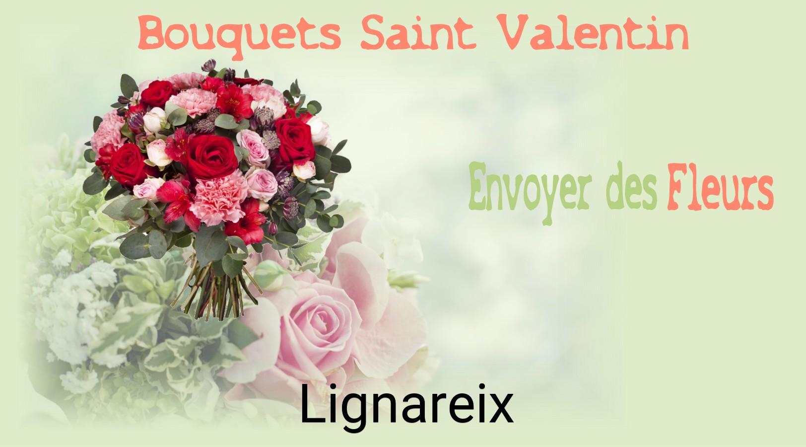 Roses de Saint-Valentin livrées à Lignareix